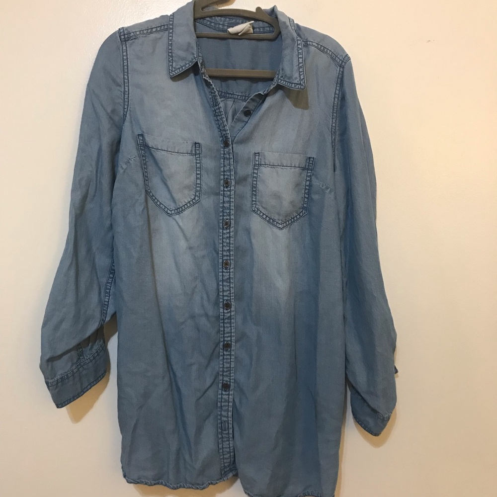 Destiny Maternity denim shirt